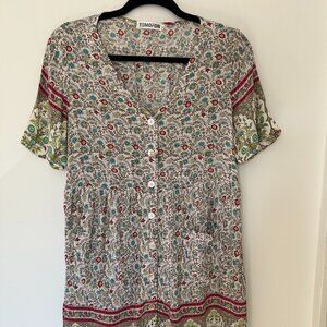 Bohemian Floral Dress